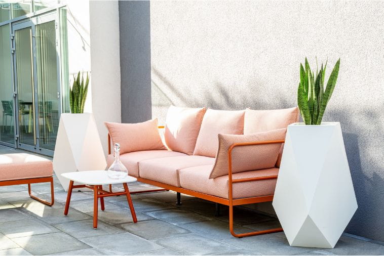 Wysoka nowoczesna donica Monumo Volcano